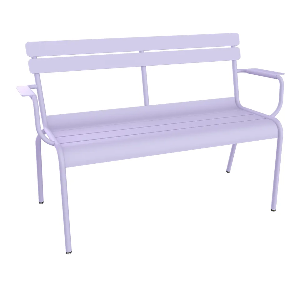 Luxembourg 2-Seater Garden Bench, Marshmallow