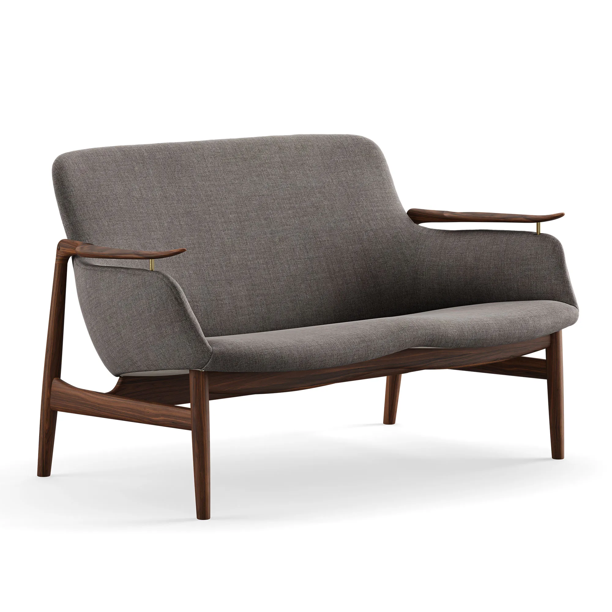 53 sofa Walnut - 1