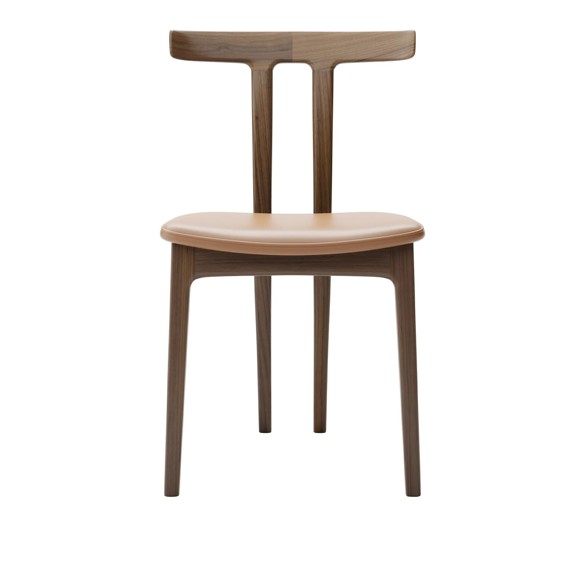 OW58 T-Chair spisestuestol valnøtt - 1