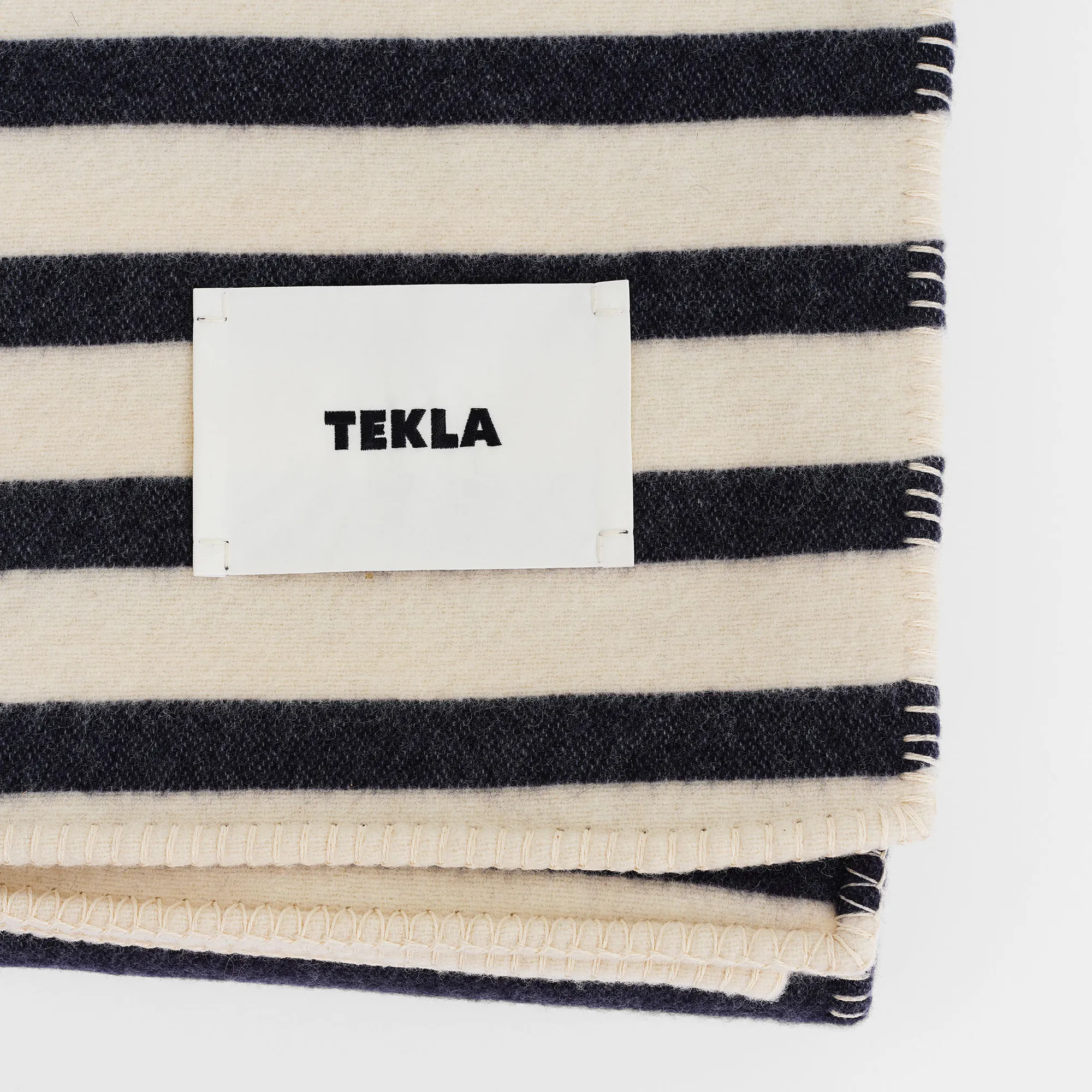 Magpie Stripes lammeullpledd - 7
