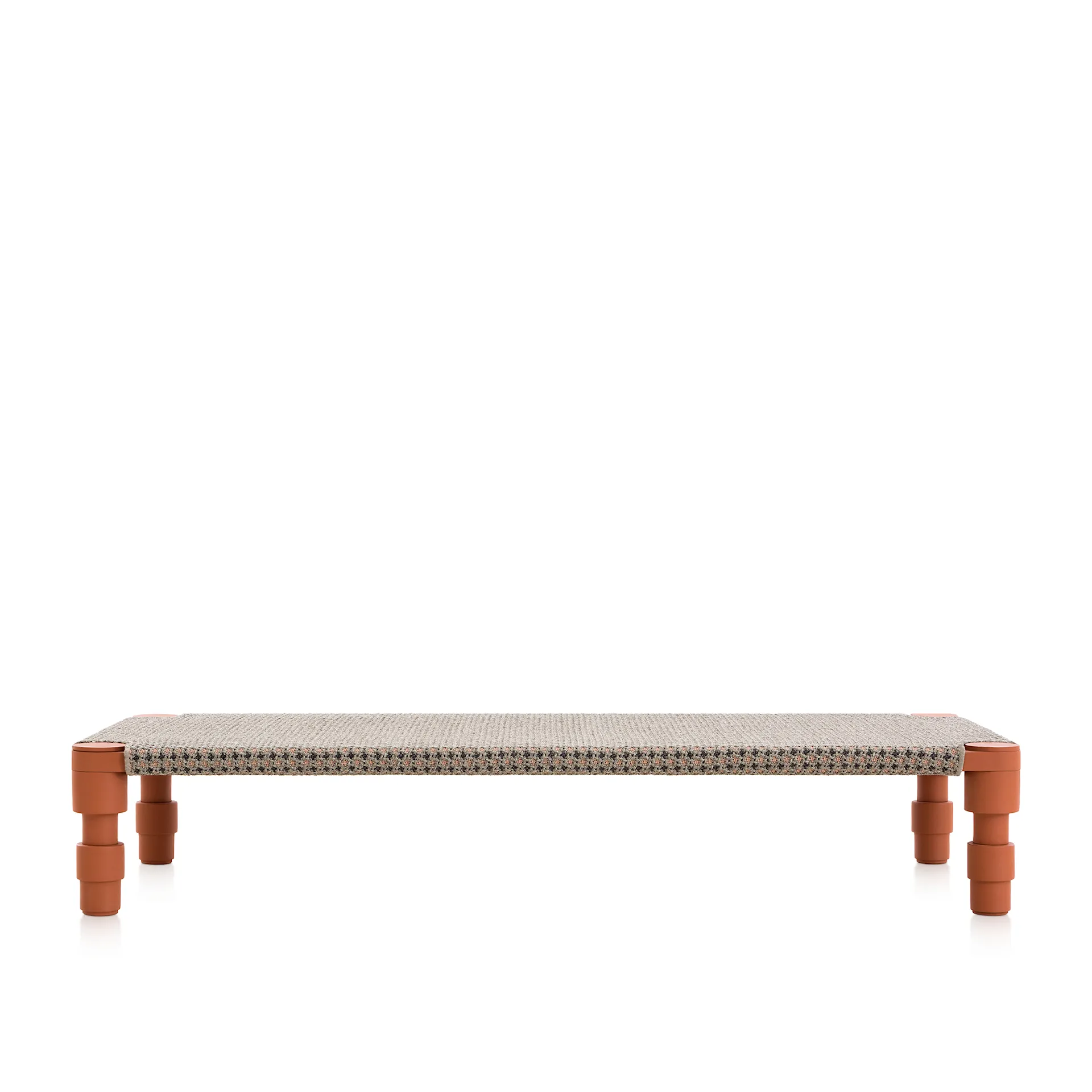 Garden Layers Single Indian Bed - Gofre Terracotta - GAN - Patricia Urquiola - NO GA