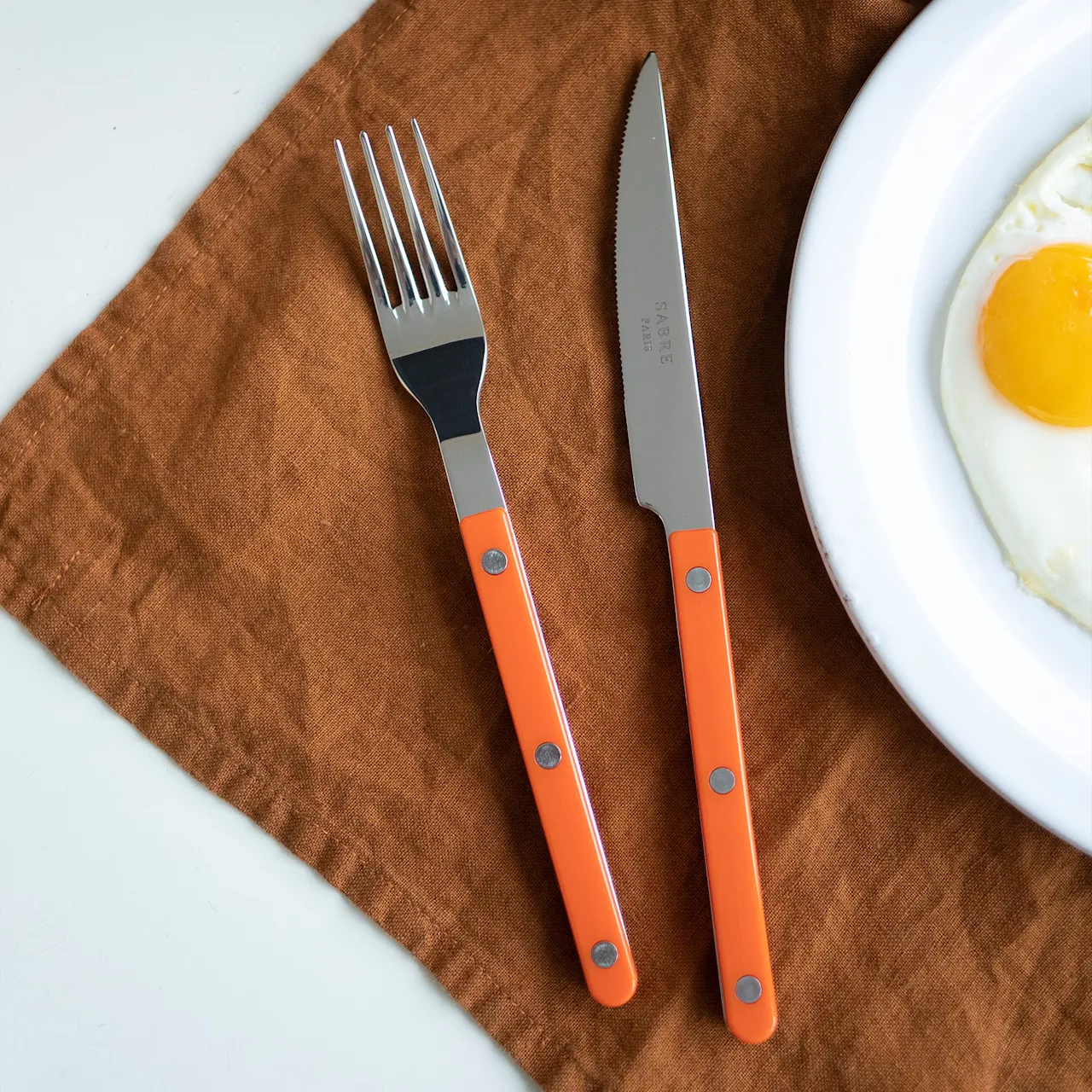 Bistrot Shiny Solid / 24 Pieces Cutlery Set / Orange