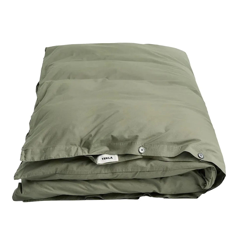 Percale Solid Olive Green dynetrekk