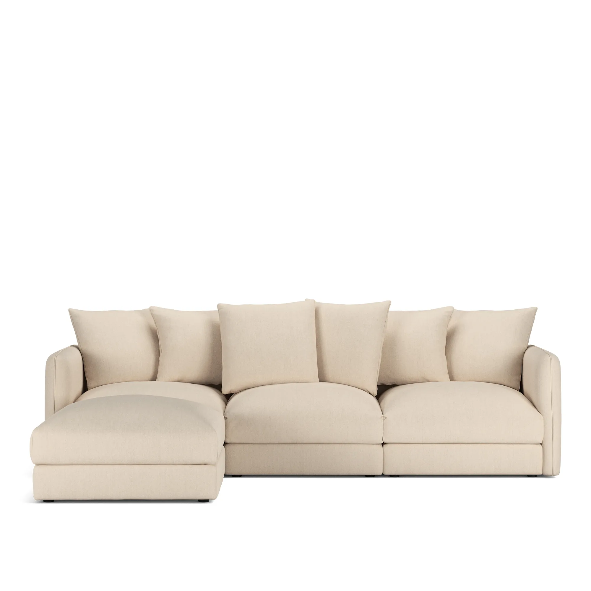 Pavarotti 3-seters sofa med fotskammel - 1