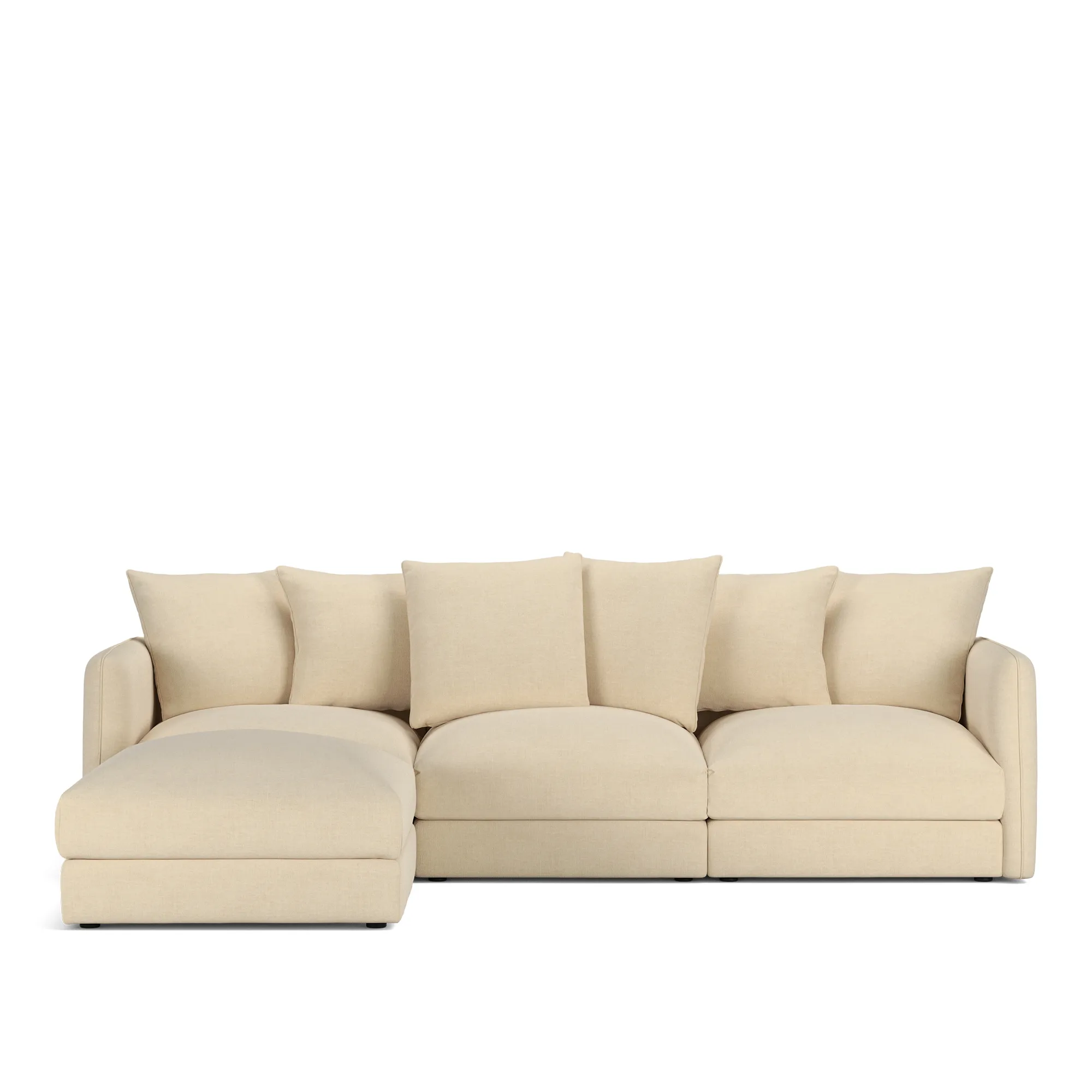 Pavarotti 3-seters sofa med fotskammel - 1